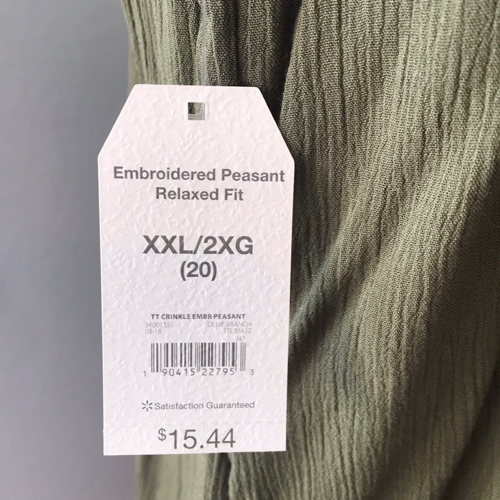 NWT Time and Tru women’s blouse - Picture 6 of 6